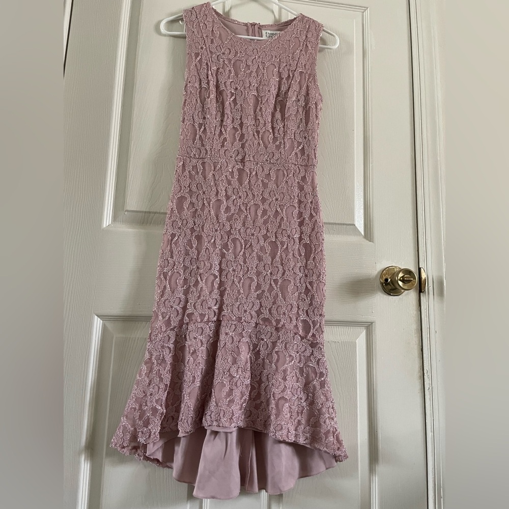 Enfocus Studio Mauve Lace Dress - Picture 2 of 9